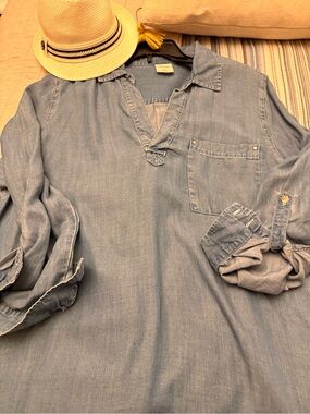 Soma Denim-Style Light Blue Tunic